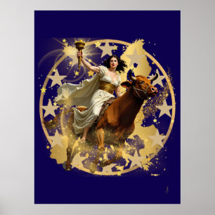 Póster Europa Aurora