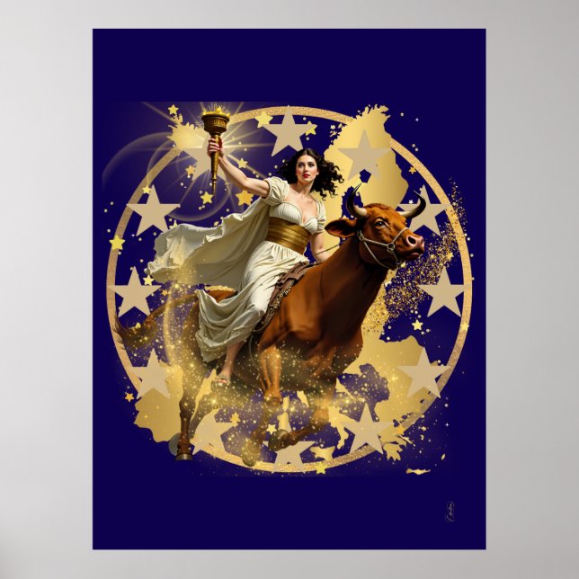 Póster Europa Aurora (Frente)