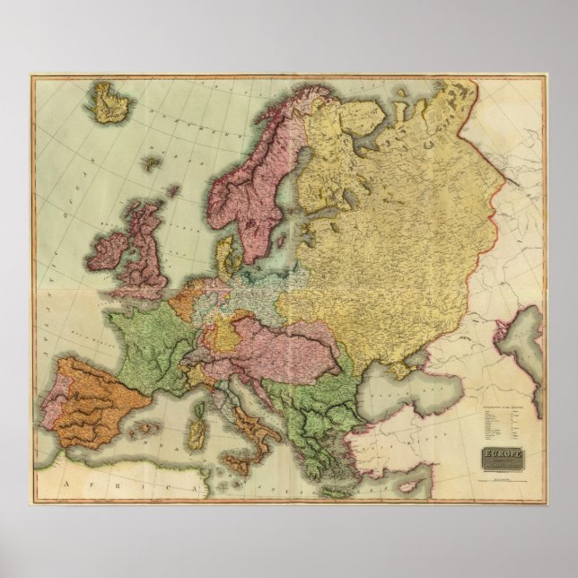 Póster Europa compuesta (Frente)