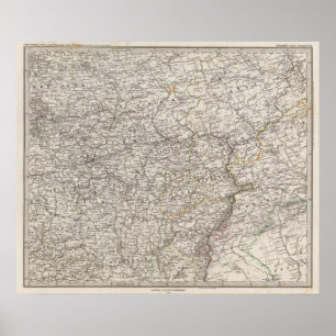 Póster Europa del Este, Rusia Central