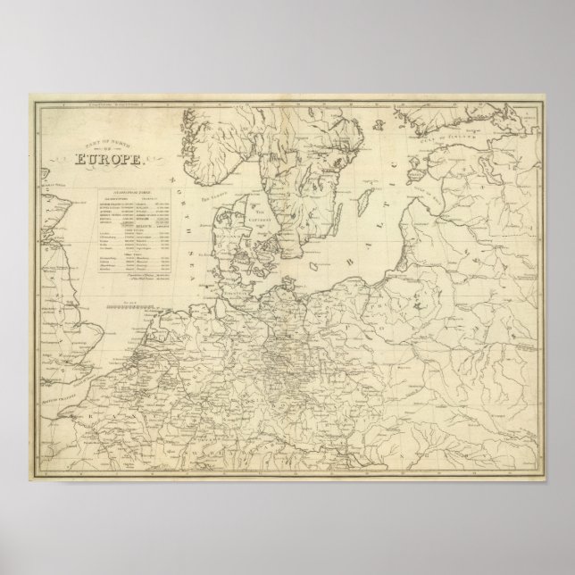 Póster Europa del Norte (Frente)