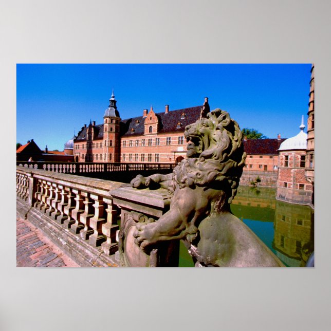 Póster Europa, Dinamarca, Copenhague (alias Kobenhaven), (Frente)