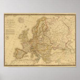 Póster Europa en 1813 2
