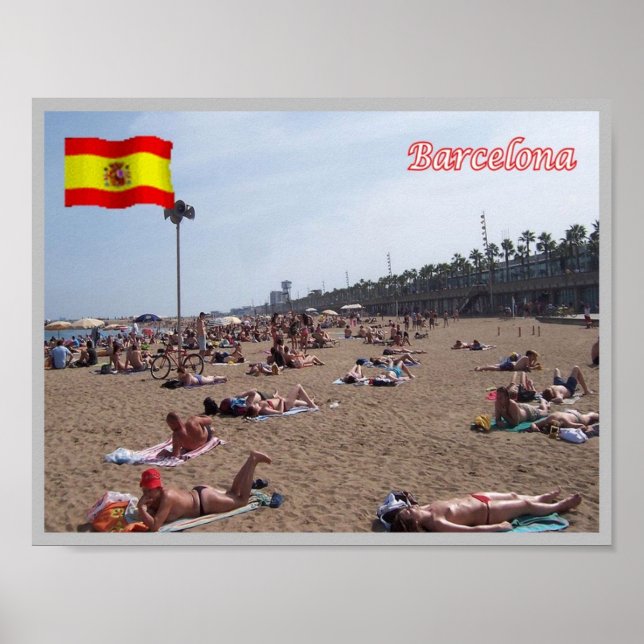 Póster Europa - España - Barcelona - (Frente)