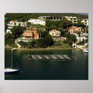 Póster Europa, España, Menorca. Pescado