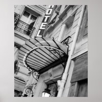 Europa, Francia, París. Detalle del hotel en la Or