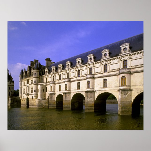 Póster Europa, Francia, Valle del Loira. Castillo (Frente)