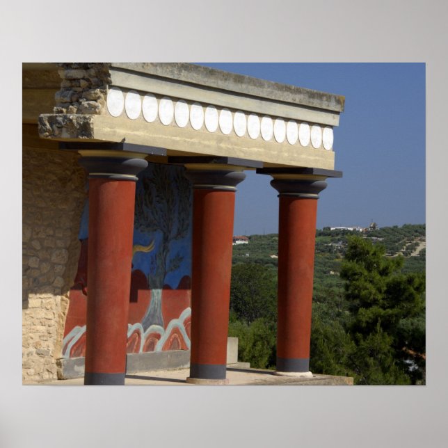 Póster Europa, Grecia, Creta (alias Kriti), Heraklion (Frente)