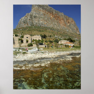Póster Europa, Grecia, Peloponeso, Monemvasia. El 2