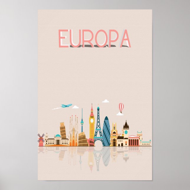 Póster Europa horizonte (Frente)