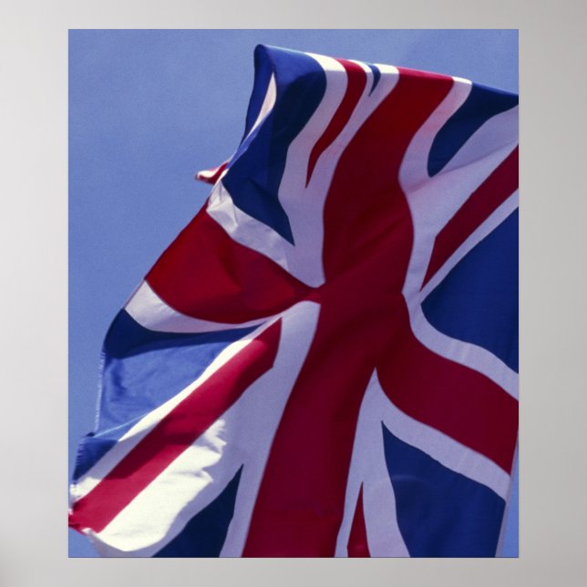 Póster Europa, Inglaterra, bandera británica (Frente)