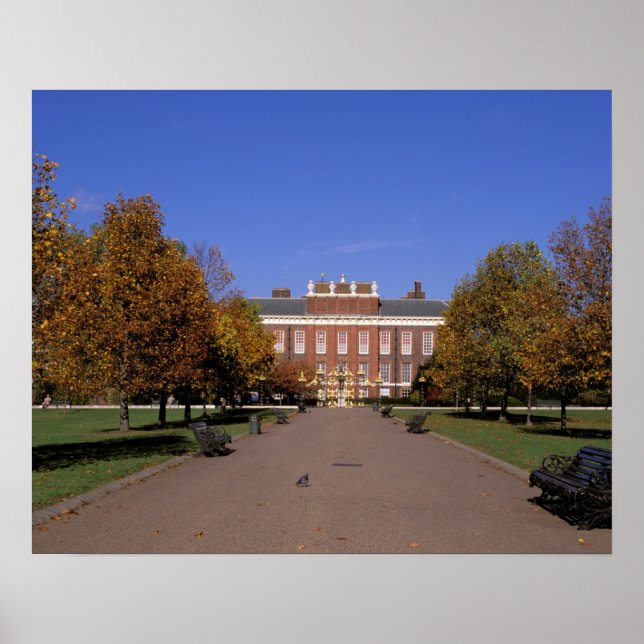 Póster Europa, Inglaterra, Londres. Palacio de Kensington (Frente)