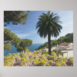 Póster Europa, Italia, Campania, (Costa de Amalfi),