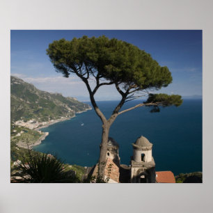 Póster Europa, Italia, Campania, (Costa de Amalfi), 2