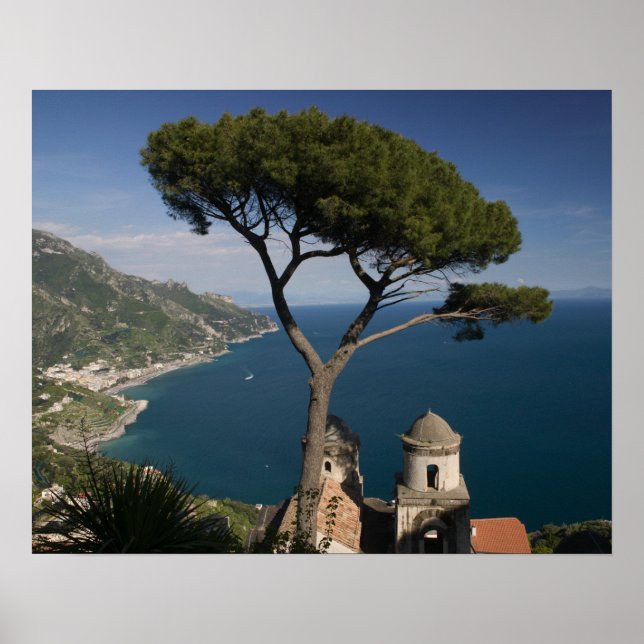 Póster Europa, Italia, Campania, (Costa de Amalfi), 2 (Frente)