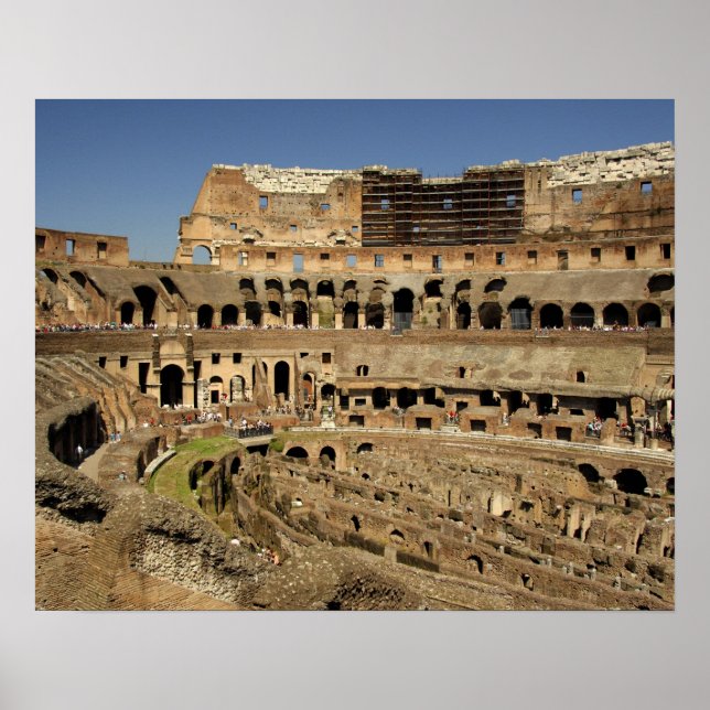 Póster Europa, Italia, Roma. El Coliseo (alias (Frente)
