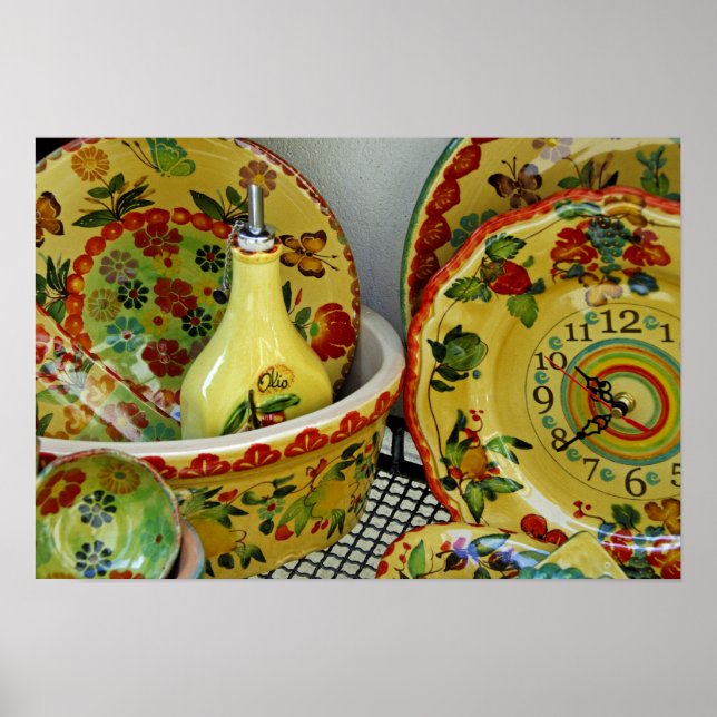 Póster Europa, Italia, Sicilia, Taormina. Tradicional 8 (Frente)