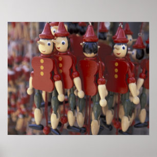 Póster Europa, Italia, Toscana, Collodi, hogar de