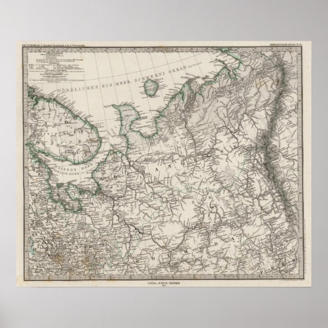 Póster Europa Oriental, Rusia (Frente)