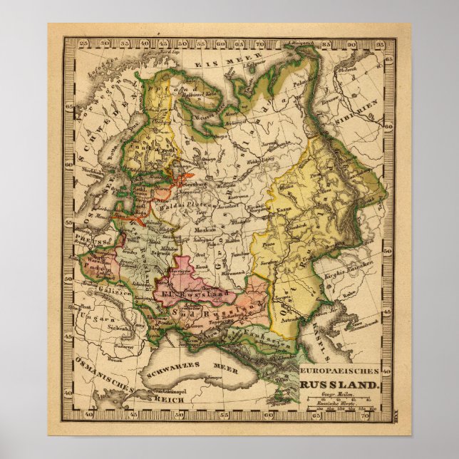 Póster Europa Oriental y Rusia (Frente)