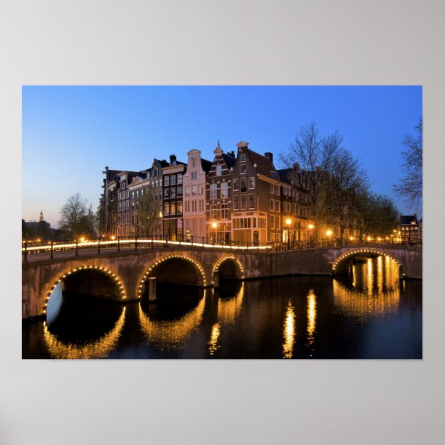 Póster Europa, Países Bajos, Holanda, Amsterdam, (Frente)