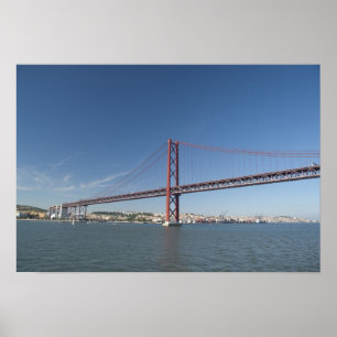Póster Europa, Portugal, Lisboa). Puente