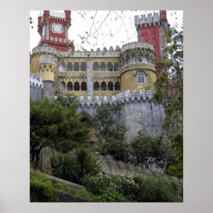 Póster Europa, Portugal, Sintra. El Pena Nacional 3