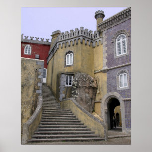 Póster Europa, Portugal, Sintra. La Pena Nacional 2