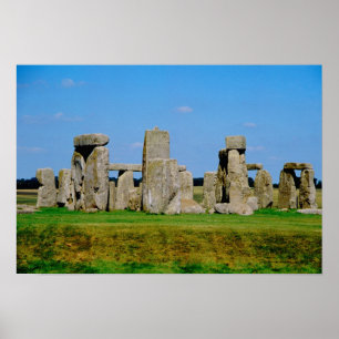 Póster Europa, Reino Unido, Inglaterra, Wiltshire,