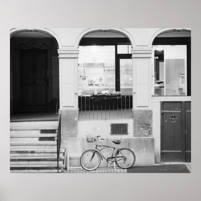Póster Europa, Suiza, Berna. Kramgasse (Frente)