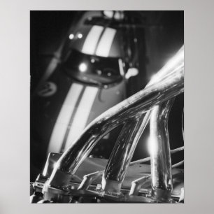 Póster Europa, Suiza, Ginebra. Salón del motor de Ginebr