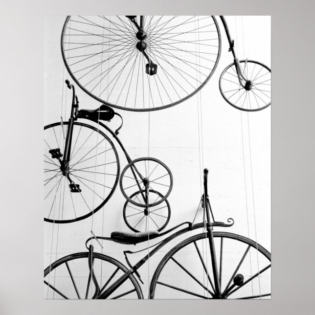 Póster Europa, Suiza, Lucerna. Exposición de bicicletas, (Frente)
