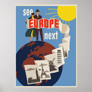Póster Europa: ver Europa a continuación