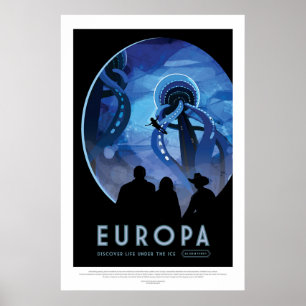Póster Europa   Visiones del futuro de la NASA