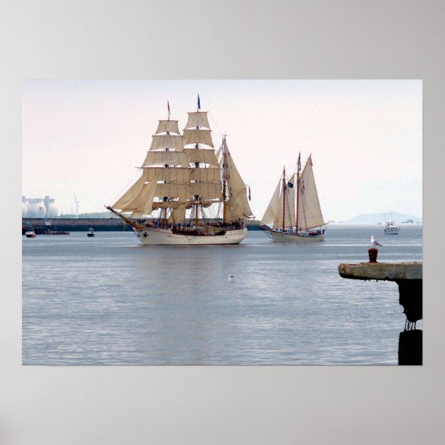 Póster Europa y el águila estadounidense (Frente)