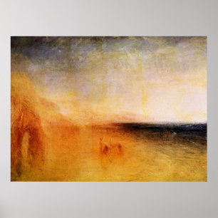 Póster Europa y el toro de Joseph Mallord Turner