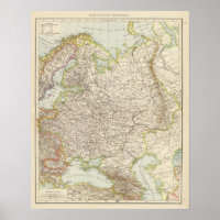 Europaisches Russland - Mapa de Europa y Rusia