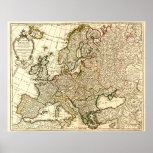 Póster EuropaMapa PanorámicoEuropa 2