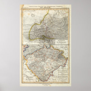 Póster Europe Climate Map