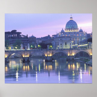 Póster Europe, Italy, Rome, The Vatican. St. Peter's &