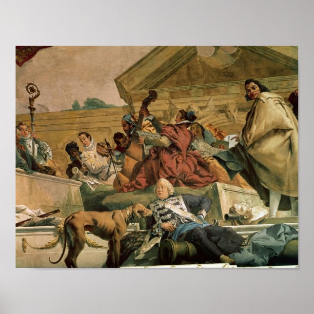 Póster Europe, one of the Four Continents (Frente)