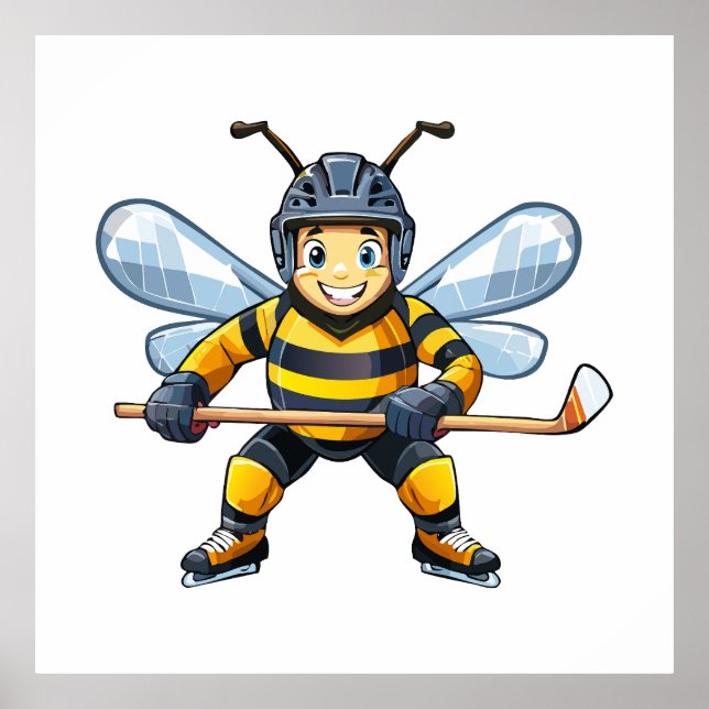 Póster European honey bee (Apis mellifera) (Frente)