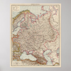 Póster Europeo Rusia