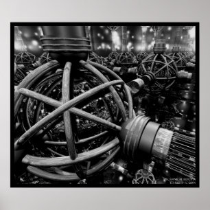 Póster Eutopía mecánica