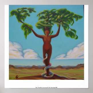 Póster Eva - Árbol de la vida