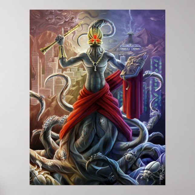 Póster Evangelio de Nyarlathotep (Frente)