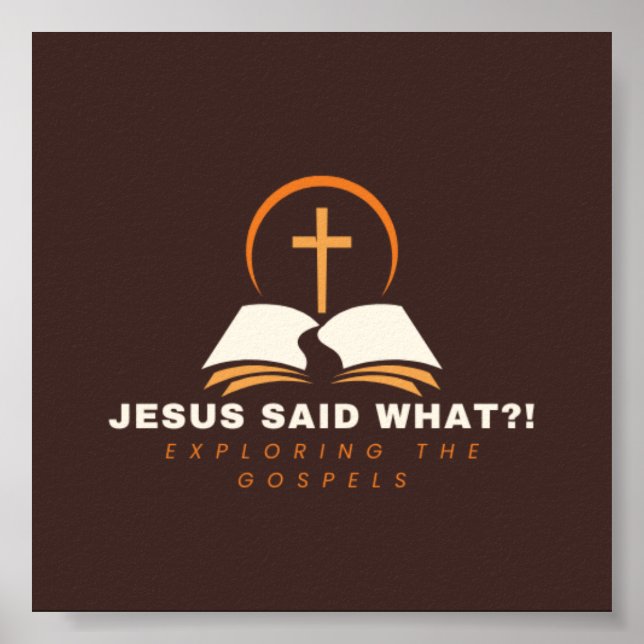 Póster Evangelios marrones centrados (Frente)