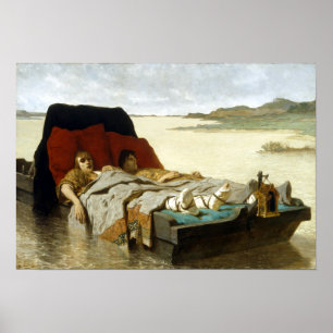Póster Evariste Luminais los hijos de Clovis II
