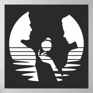 Póster Eve Manda Una Apple A Adam, Versión Blanca 2/3