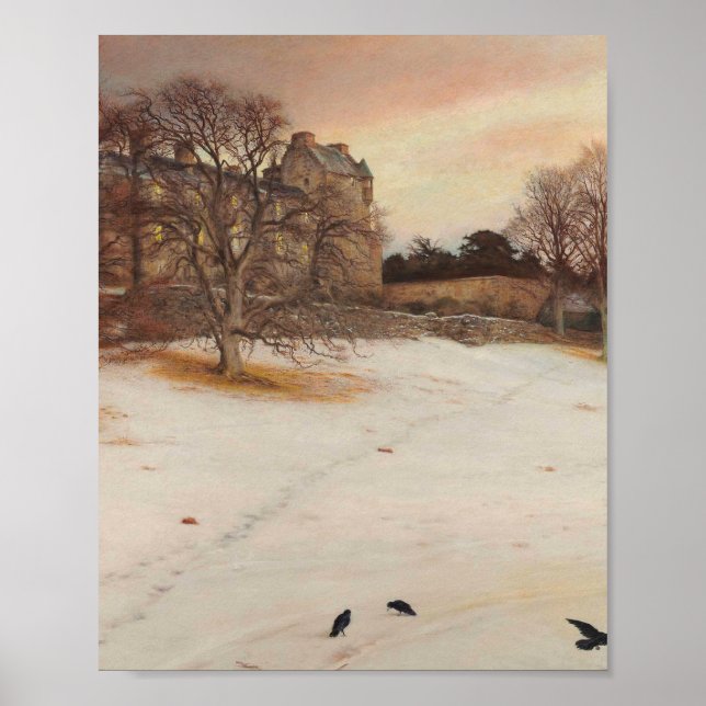 Póster Eve navidades (por John Everett Millais) (Frente)